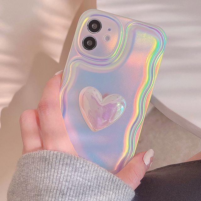Hologram Case Heart Phone