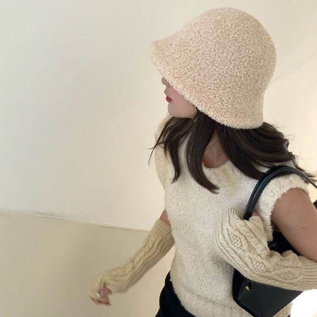 Plain Chenille Hat Bucket