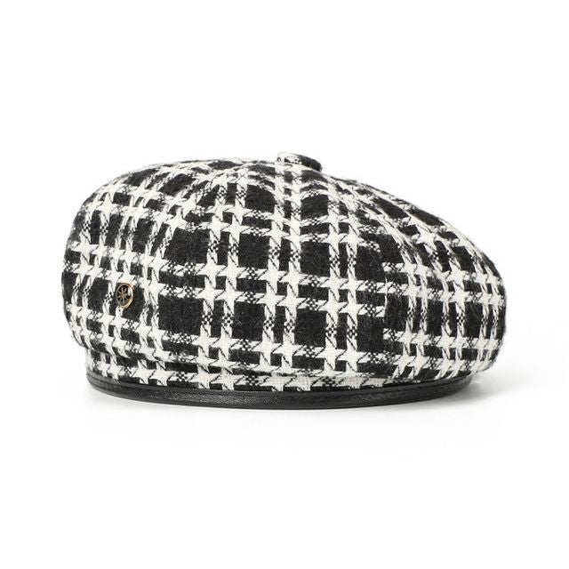 Hat Plaid Beret