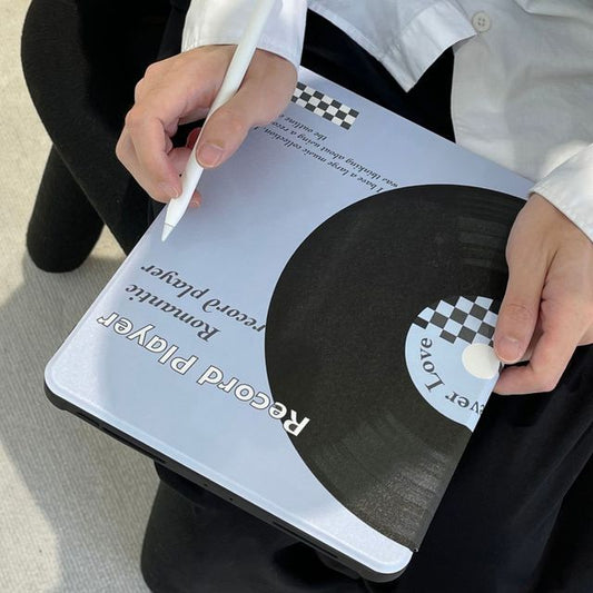 Print iPad Vinyl Case Record