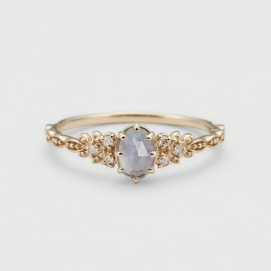 / Gemstone Ring Necklace