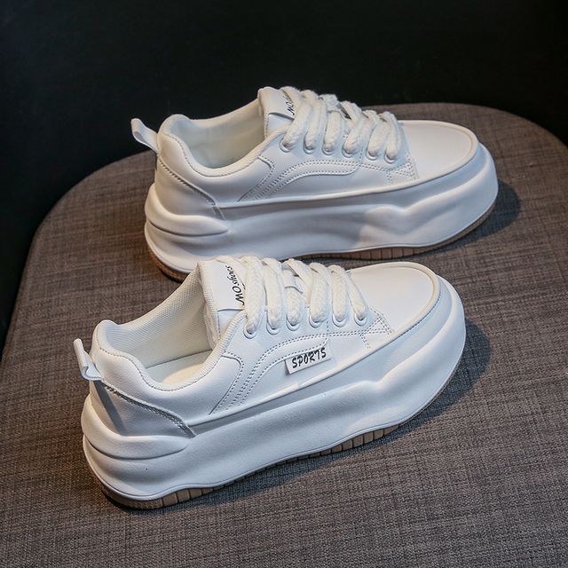 Lace Platform Up Sneakers