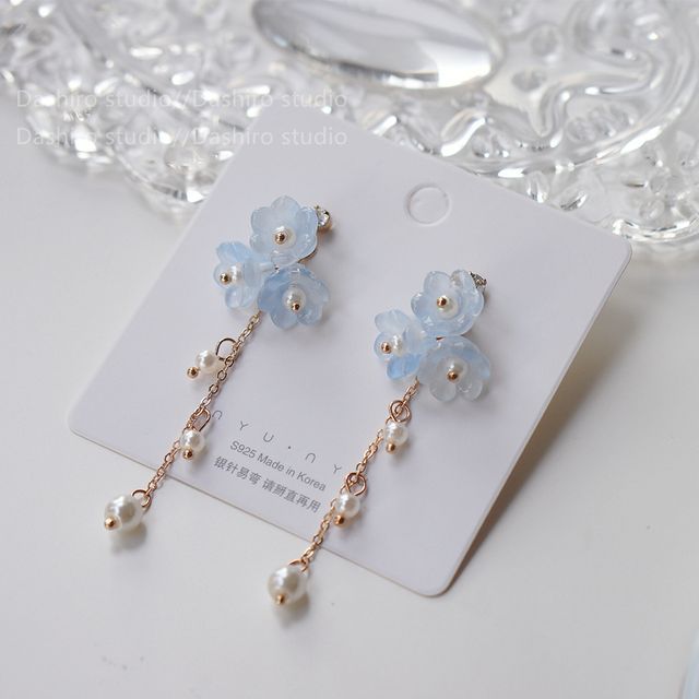 designs) Earring (various Floral Acrylic