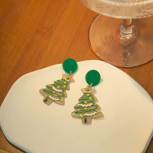 Christmas Alloy Dangle Earring