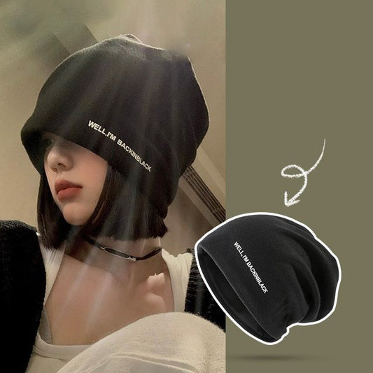 Knit Beanie Lettering