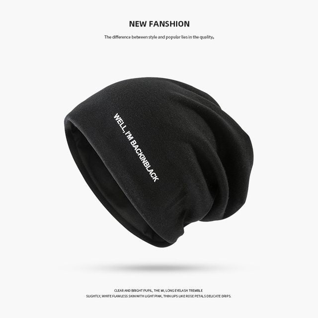 Knit Beanie Lettering