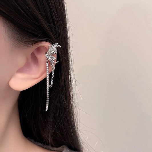 Ear Butterfly Cuff Chained