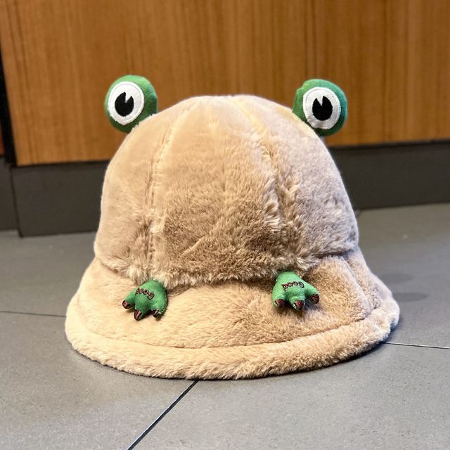 Chenille Hat Frog Bucket