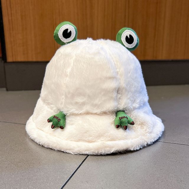 Chenille Hat Frog Bucket