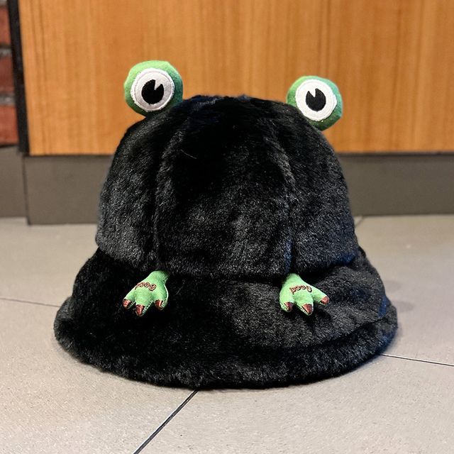 Chenille Hat Frog Bucket