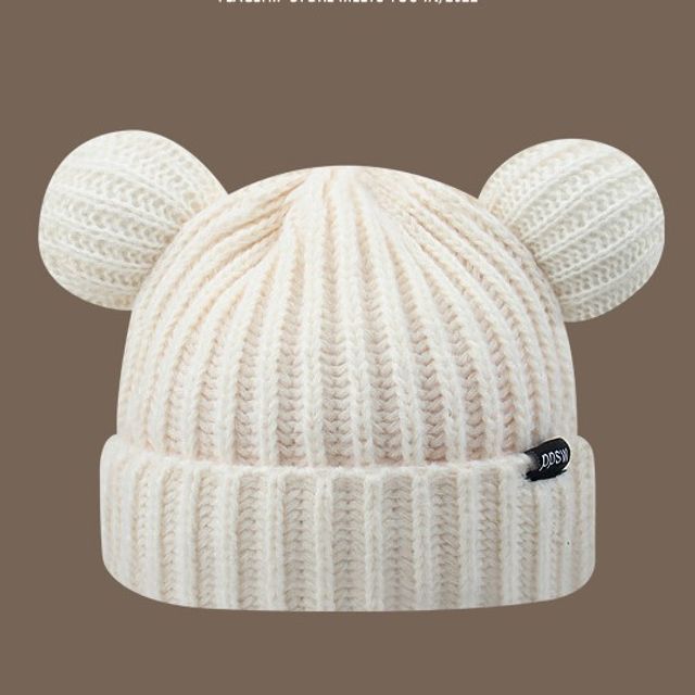 Knit Bear Beanie Ear