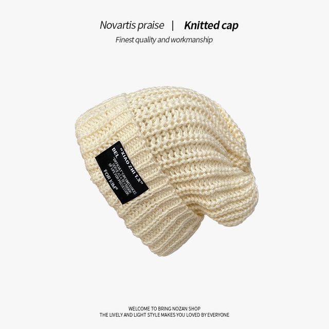 Cable Knit Beanie Applique