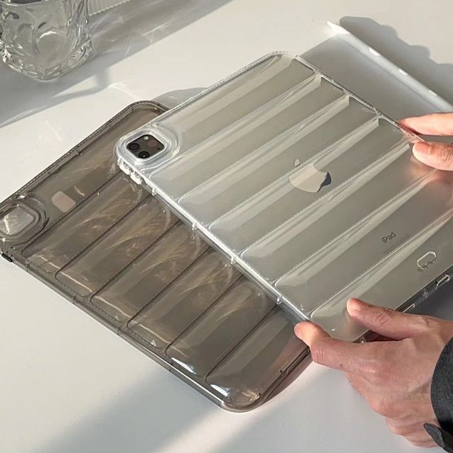 Transparent Textured iPad Case