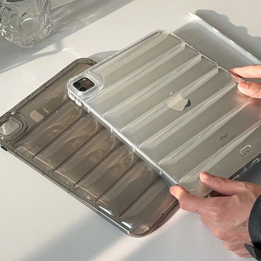 Transparent Textured iPad Case