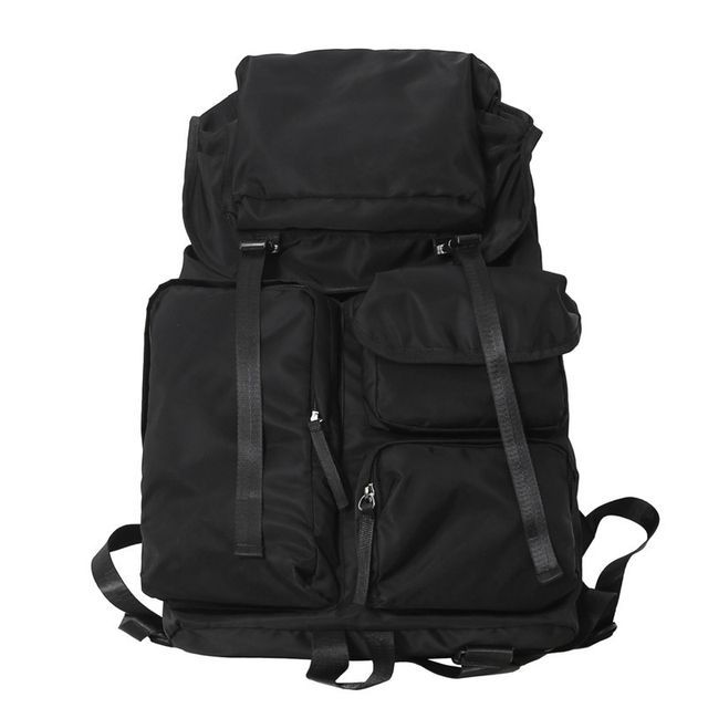 Plain Nylon Backpack Drawstring