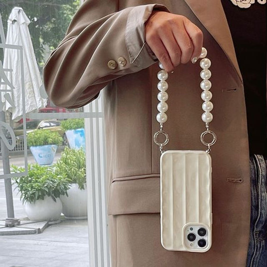 Faux Case Pearl Phone Chain
