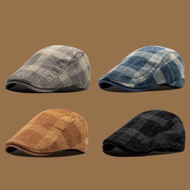 Plaid Cap Newsboy