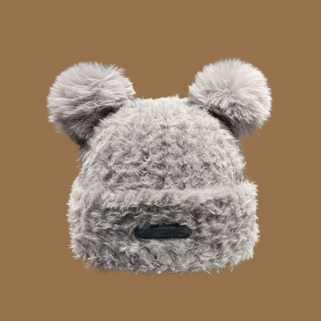 Beanie Fur Faux Ear