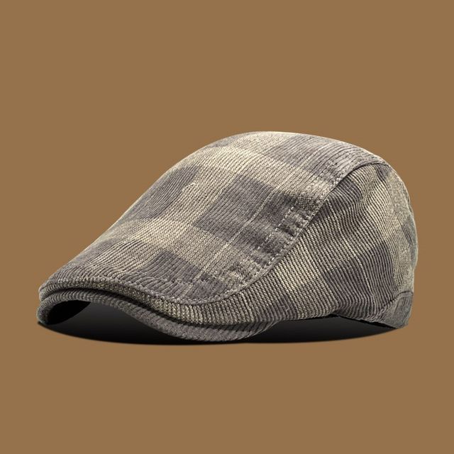 Plaid Cap Newsboy