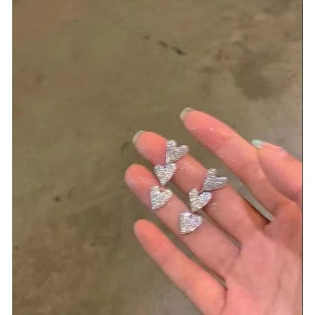 Alloy Heart Dangle Earring