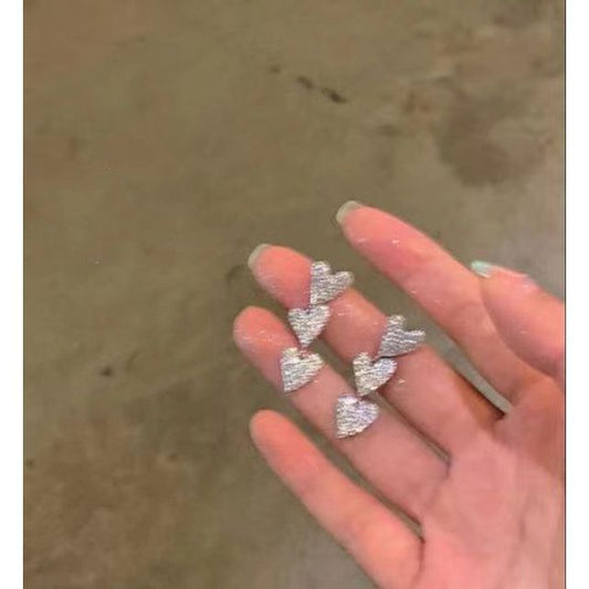 Alloy Heart Dangle Earring