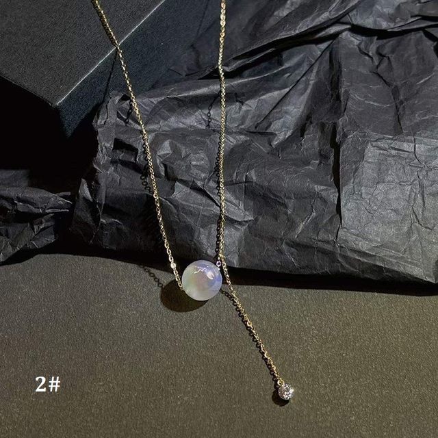 Alloy Faux Pearl Necklace