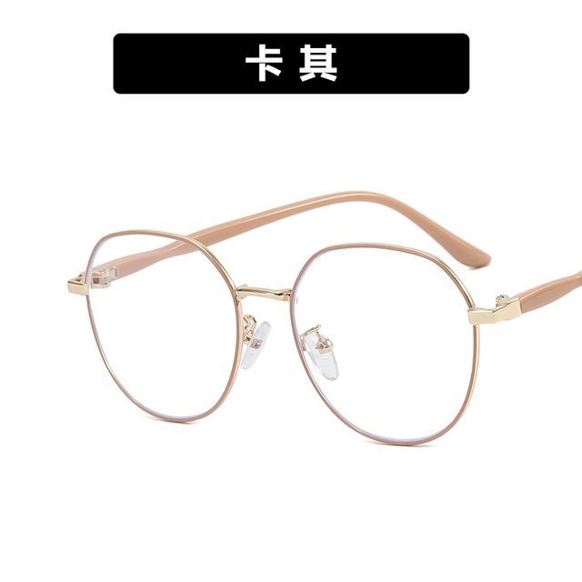 Eyeglasses Blocking Round Light Blue Frame