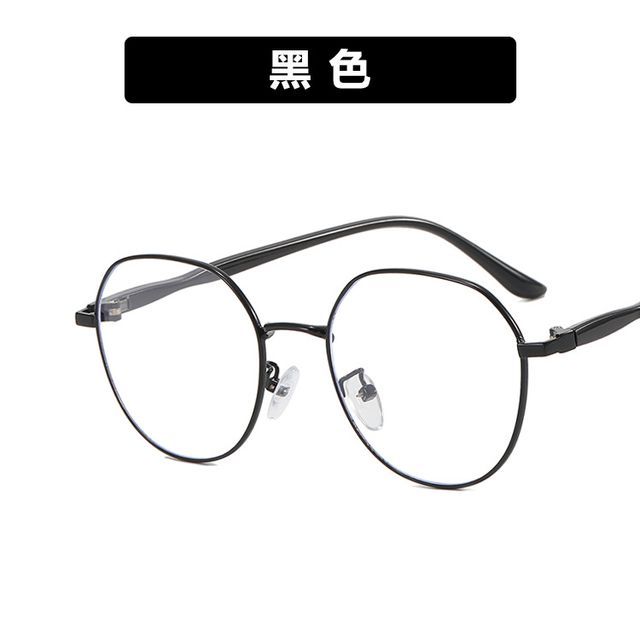 Eyeglasses Blocking Round Light Blue Frame
