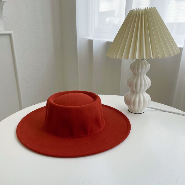 Hat Wide Plain Brim