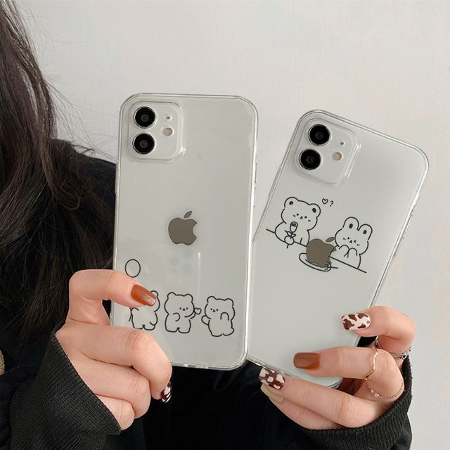 Animal Transparent Case Phone
