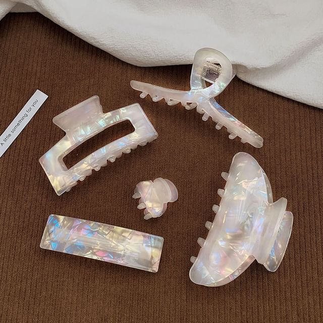 / Hair Clip Claw Iridescent