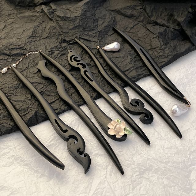 Hair Wooden (various Stick designs)