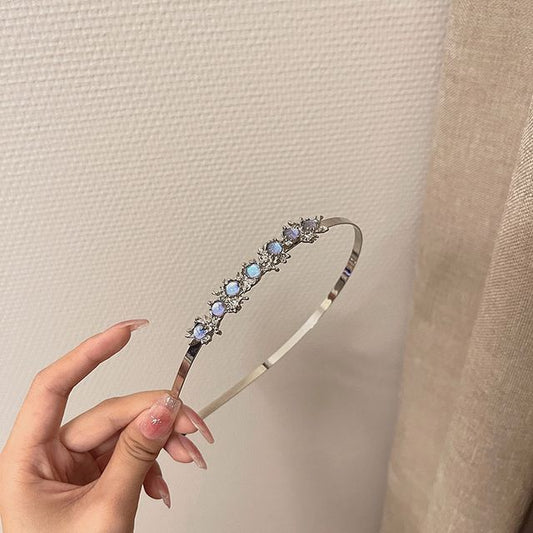 Headband Thin Moonstone Faux