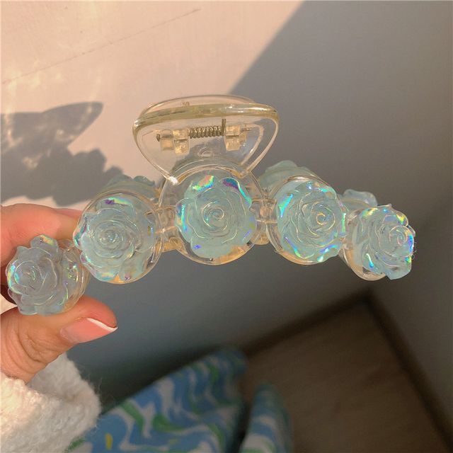 Iridescent Rose Hair Claw