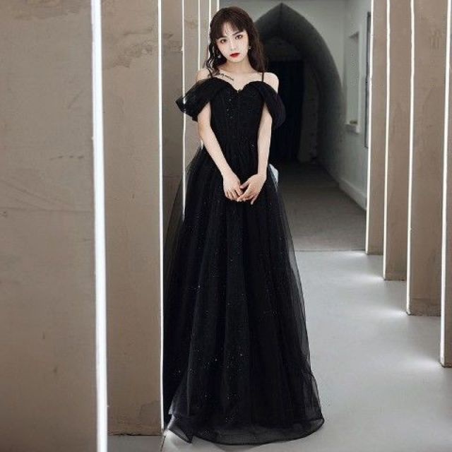 Evening A-Line Gown Panel Plain Mesh Spaghetti Strap