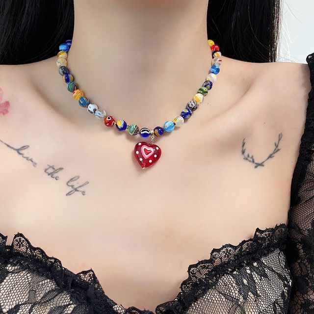 Print Glass / Earring Pendant Necklace