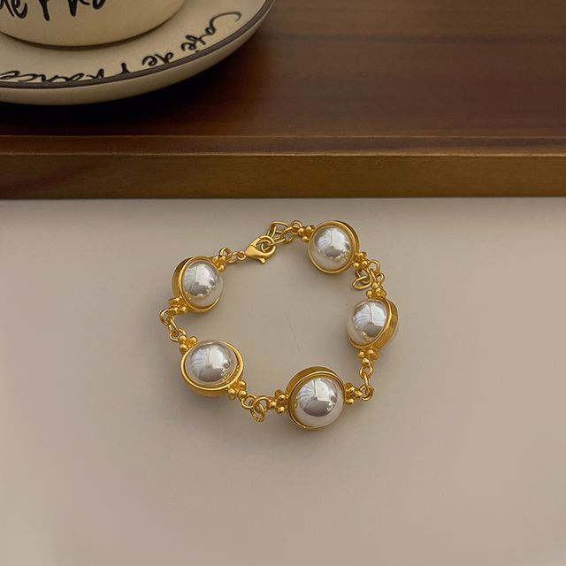 Bracelet / Dangle Necklace Faux Pearl Earring Alloy