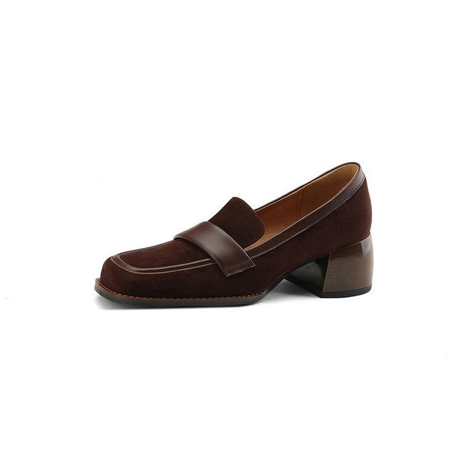 Heel Loafers Chunky