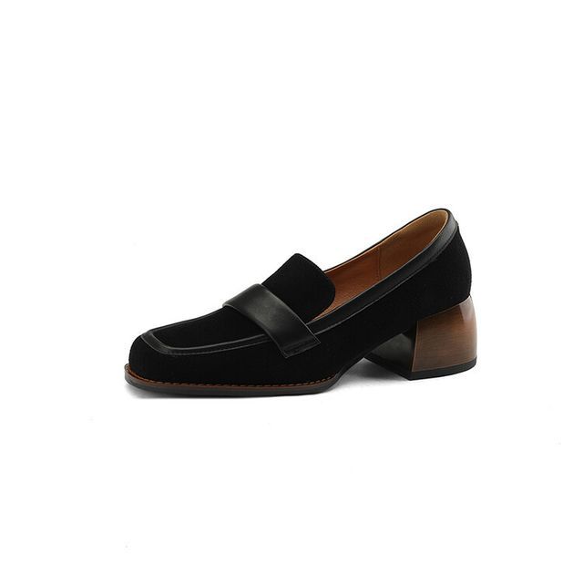 Heel Loafers Chunky