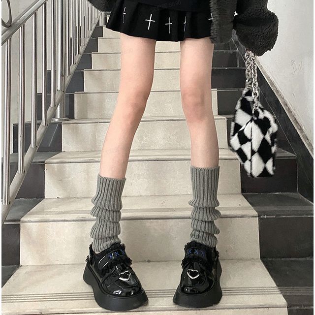 Plain Knit Leg Warmers