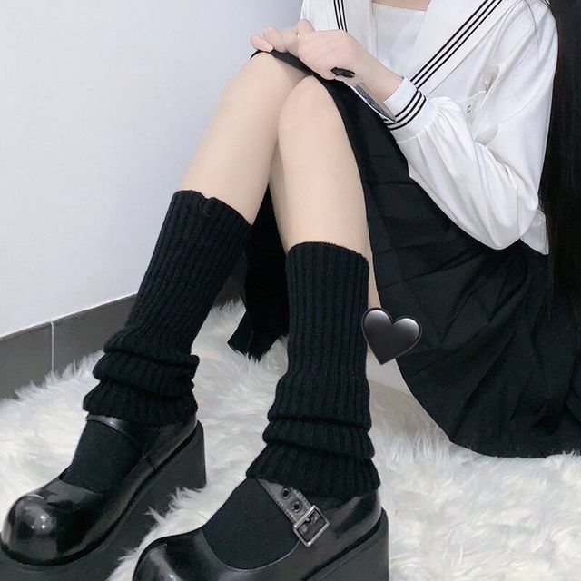 Plain Knit Leg Warmers
