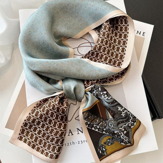 Print Scarf Silk
