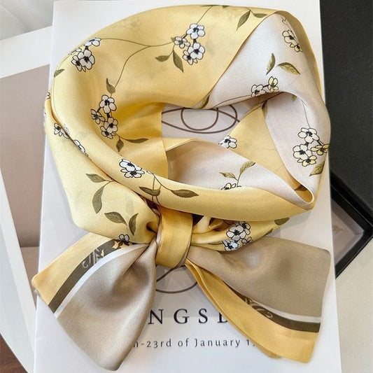 Floral Silk Scarf