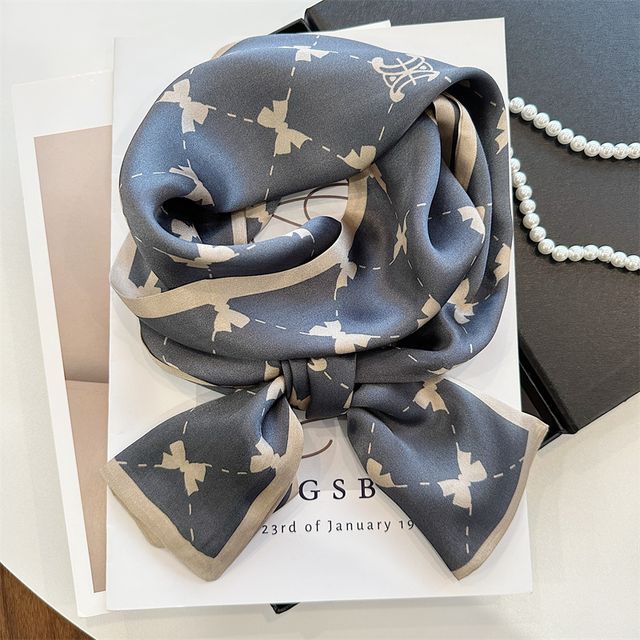 Print Scarf Silk