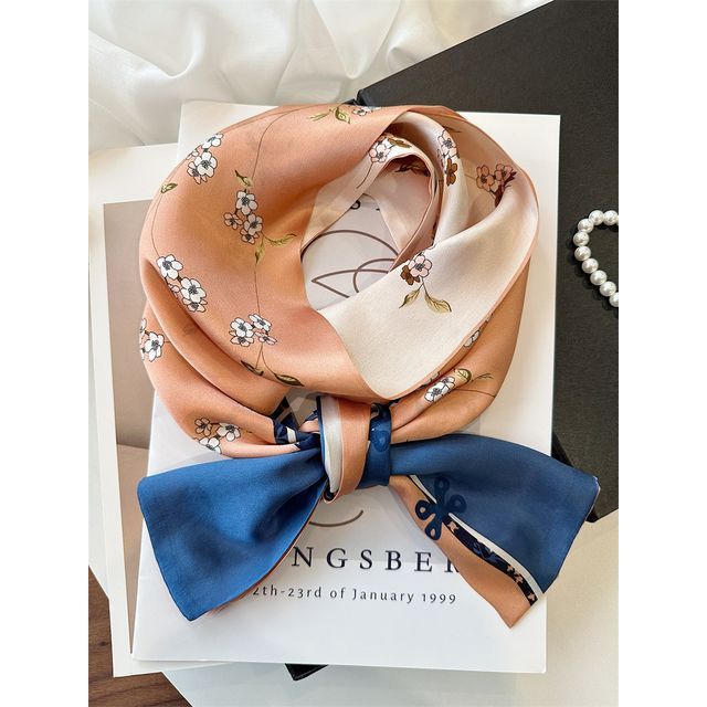 Floral Silk Scarf