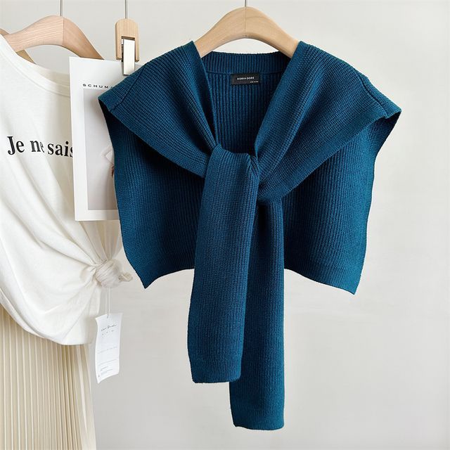 Shawl Plain Knit