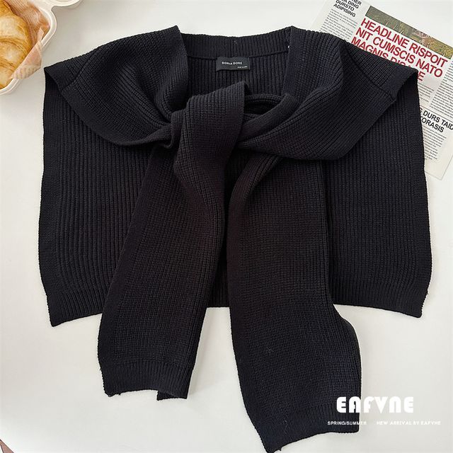 Shawl Plain Knit