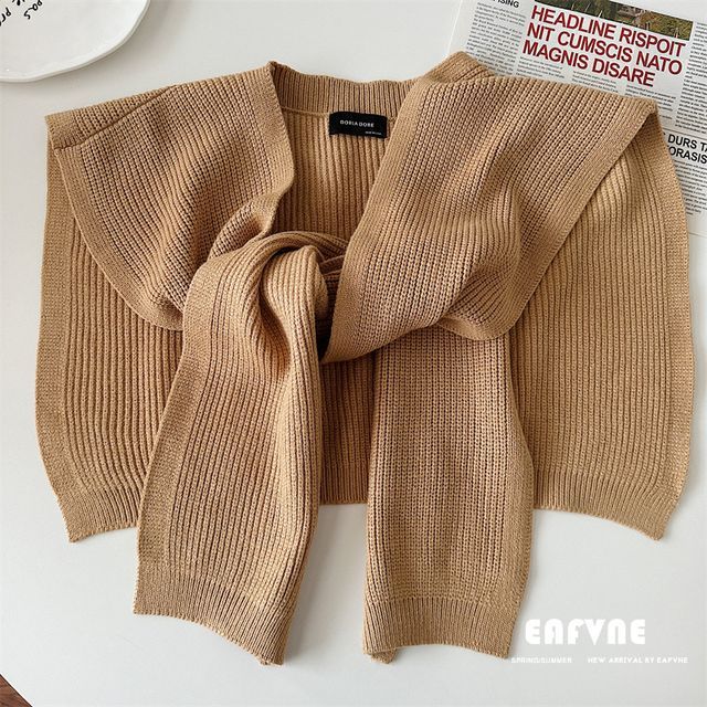 Shawl Plain Knit