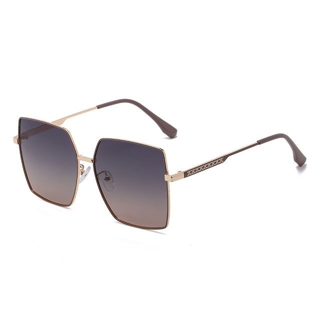Metal Frame Square Sunglasses
