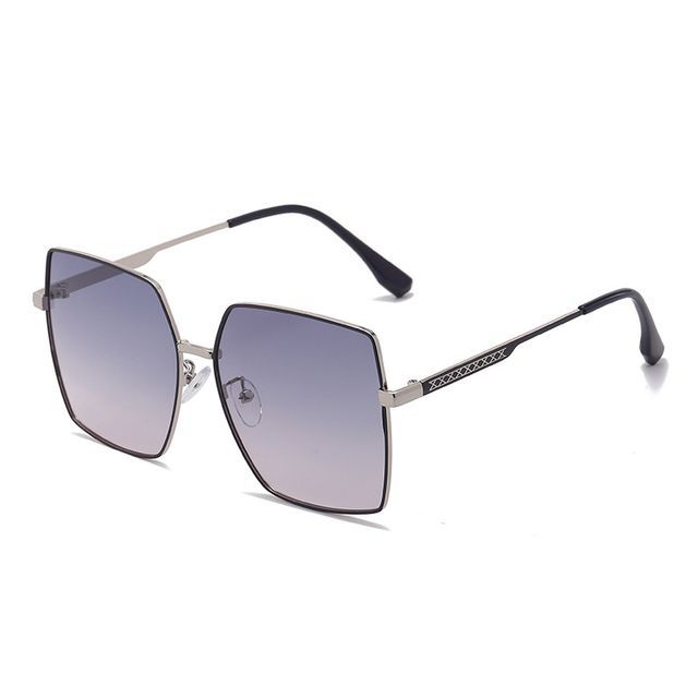 Metal Frame Square Sunglasses